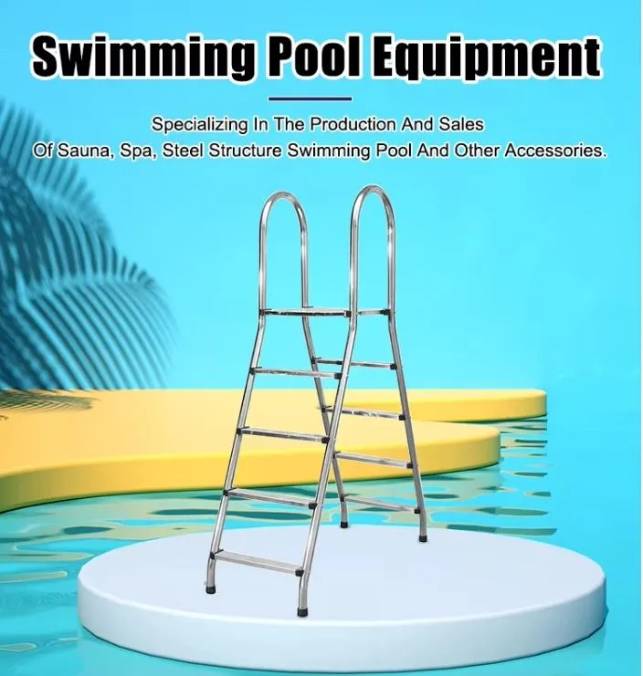 Над наземним басейном сходи